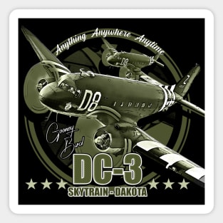 DC3 C47 Dakota Military Transport Aircraft Magnet